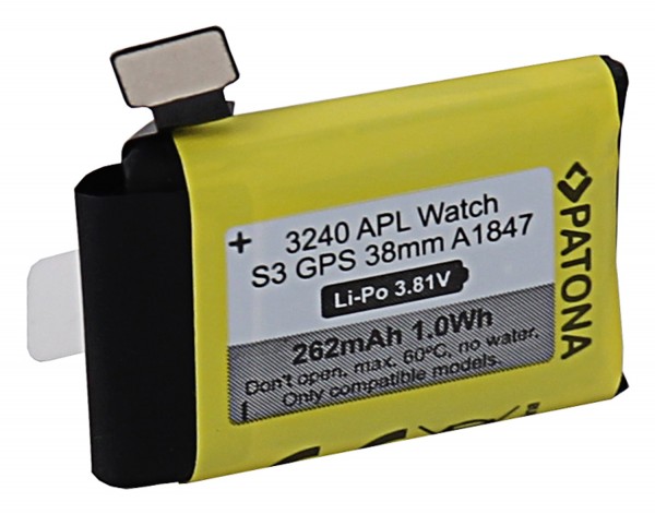 battery f. Apple Watch Serie 3 GPS 38mm A1847