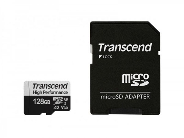 Transcend 128GB memory card UHS class 3 f.  iTracker mini0806-S